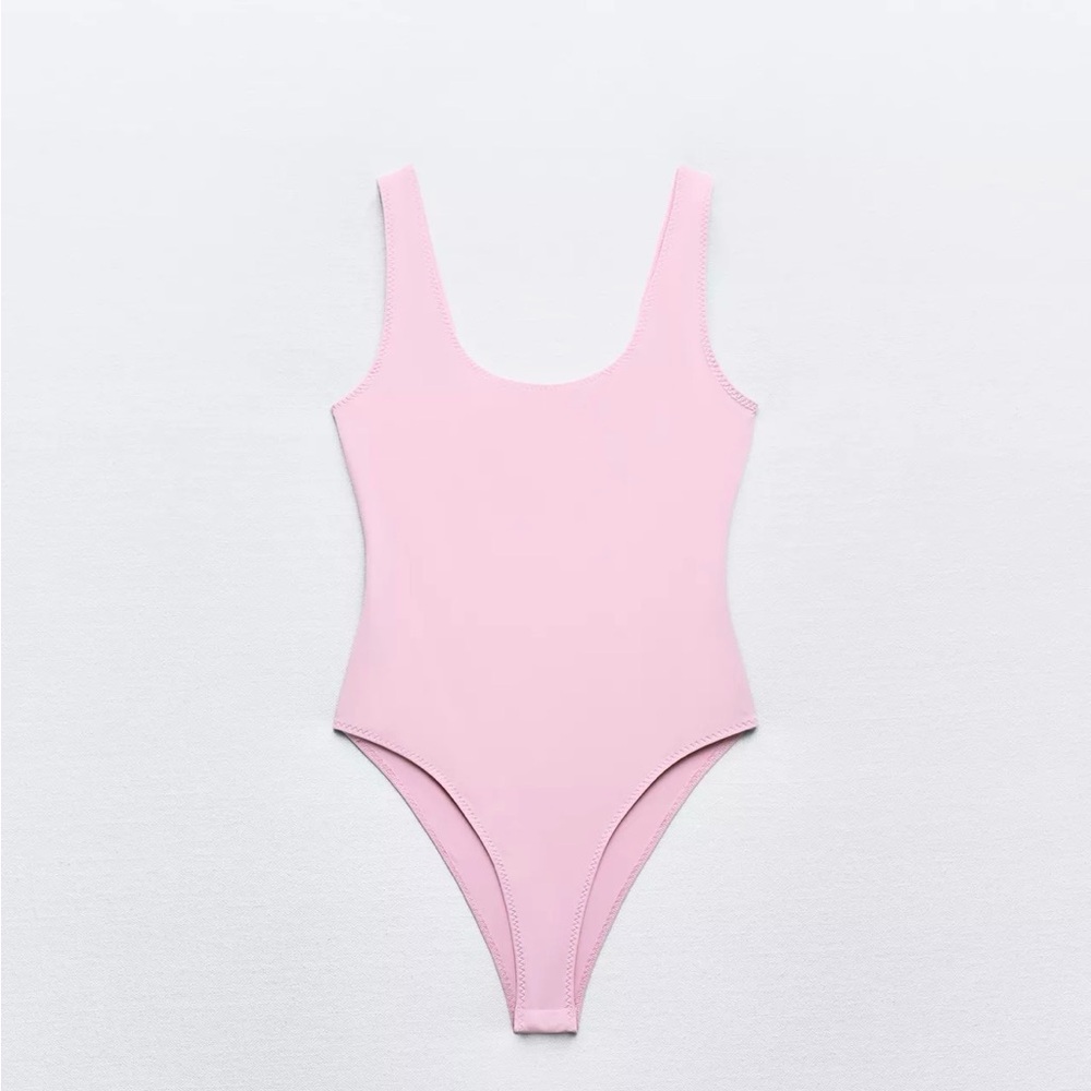 Zara Women's Pink Bodysuit